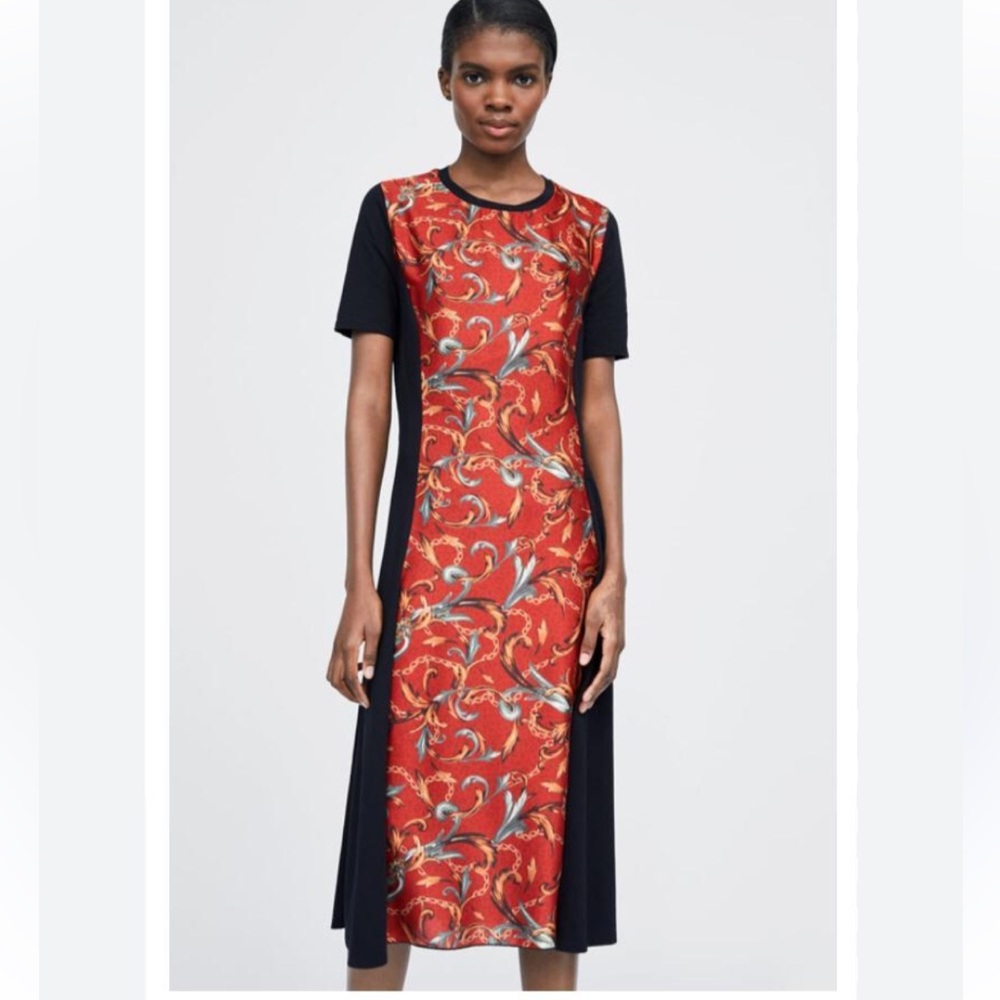ZARA Women’s Chain Link Dress
